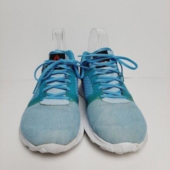 Reebok Blue and White Athletic Shoes with Breathable Mesh smoothfuse technology - Picture 6 of 14